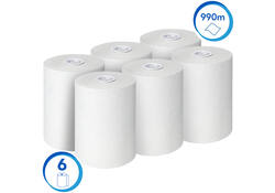 Handdoekrol Scott Slimroll 1-laags 165m wit 6623