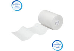 Handdoekrol Scott Slimroll 1-laags 165m wit 6623