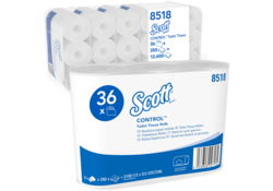 Toiletpapier Scott Control 3-laags 350vel wit 8518