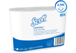 Toiletpapier Scott Control 3-laags 350vel wit 8518