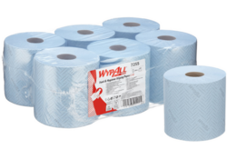 Poetsrol WypAll L10 1-laags 19,5x304m 800vel blauw 7255