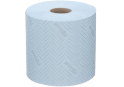 Poetsrol WypAll L10 1-laags 19,5x304m 800vel blauw 7255