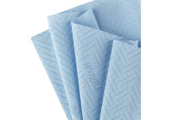 Poetsrol WypAll L10 1-laags 19,5x304m 800vel blauw 7255