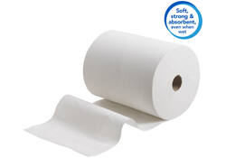 Handdoekrol Scott Slimroll 1-laags 165m wit 6657