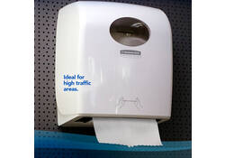Handdoekrol Scott Slimroll 1-laags 165m wit 6657