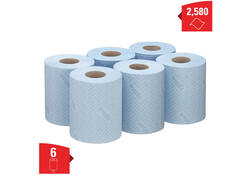 Poetspapier WypAll L10 GeneralClean 1-laags 430 vel blauw 6223