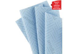 Poetspapier WypAll L10 GeneralClean 1-laags 430 vel blauw 6223