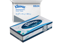 Facial tissues Kleenex 3-laags standaard 12x72stuks wit 8824
