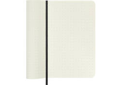 Notitieboek Moleskine pocket 90x140mm dots soft cover zwart