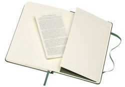 Notitieboek Moleskine pocket 90x140mm lijn hard cover myrtle green
