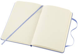 Notitieboek Moleskine pocket 90x140mm blanco hard cover hydrangea blue