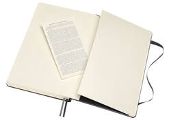 Notitieboek Moleskine Expanded large 130x210mm lijn hard cover zwart