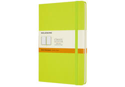 Notitieboek Moleskine large 130x210mm lijn hard cover lemon green