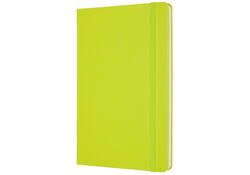Notitieboek Moleskine large 130x210mm lijn hard cover lemon green