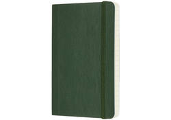 Notitieboek Moleskine pocket 90x140mm lijn soft cover myrtle green