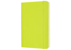 Notitieboek Moleskine pocket 90x140mm blanco soft cover lemon green
