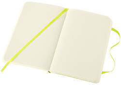 Notitieboek Moleskine pocket 90x140mm blanco soft cover lemon green