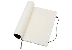 Notitieboek Moleskine pocket 90x140mm ruit 5x5mm soft cover zwart