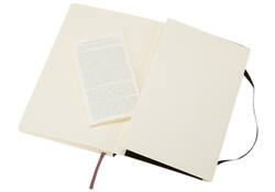 Notitieboek Moleskine pocket 90x140mm ruit 5x5mm soft cover zwart