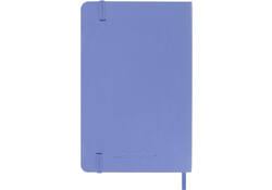 Notitieboek Moleskine pocket 90x140mm blanco soft cover hydrangea blue
