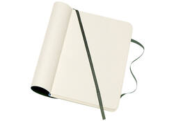 Notitieboek Moleskine pocket 90x140mm blanco soft cover myrtle green