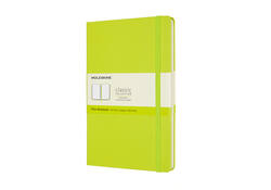 Notitieboek Moleskine large 130x210mm blanco hard cover lemon green