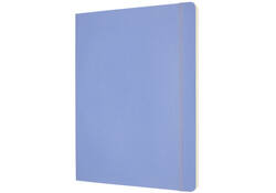 Notitieboek Moleskine XL 190x250mm lijn soft cover hydrangea blue