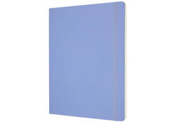 Notitieboek Moleskine XL 190x250mm blanco soft cover hydrangea blue