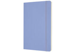 Notitieboek Moleskine large 130x210mm blanco soft cover hydrangea blue