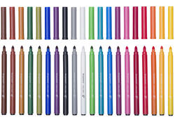Viltstift Bruynzeel Super Point set á 20 kleuren
