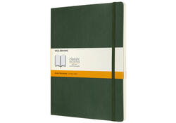 Notitieboek Moleskine XL 190x250mm lijn soft cover myrtle green