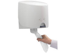 Poetsrol WypAll L10 1-laags 19,5cmx304m 800vel wit 7256