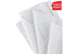 Poetsrol WypAll L10 1-laags 18,3cmx190m 500vel wit 7406