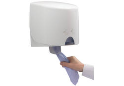 Poetsroldispenser Aquarius centrefeed wit 7017