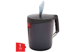 Poetsroldispenser WypAll reach centerfeed zwart 6221