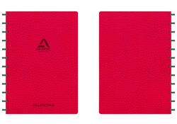 Schrift Adoc Business A4 ruit 5x5mm 144 pagina's 90gr rood