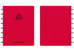 Schrift Adoc Business A5 ruit 5x5mm 144 pagina's 90gr rood