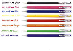 Gelschrijver Pentel K110 Mattehop medium oranje