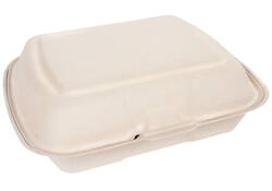 Menuklapverpakking IEZZY IP4 1-vaks suikerriet beige 100 stuks