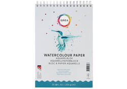 Aquarelblok Qrea A5 20vel 200gr spiraal