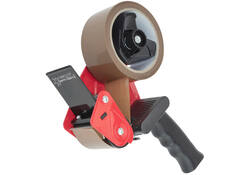 Verpakkingstape dispenser Rapesco Germ-Savvy antibacterieel zwart