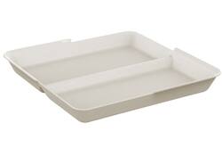 Bord Circulware Circulplate 1100ml 2-vaks herbruikbaar 12 stuks