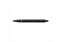 Balpen Parker IM black blue vibrant ring medium blister à 1 stuk