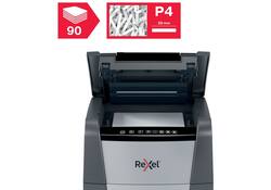 Papiervernietiger Rexel Optimum Auto+ 90X snippers 4x28mm