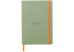 Notitieboek Rhodia A5 lijn 80 vel 90gr celadon