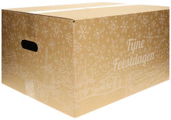 Kerstdoos IEZZY bedrukt Holland-3 390x290x300mm wit