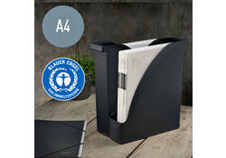 Tijdschriftcassette Leitz recycle A4 zwart