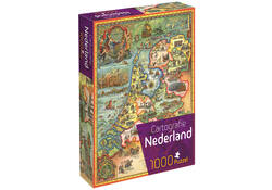 Puzzel Cartografie Nederland 1000 stukjes