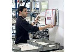 Wandelement Durable Vario Wall met 10-tassen A4 assorti