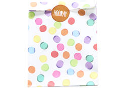 Uitdeelzakjes Haza Festive Colors met stickers 6 stuks